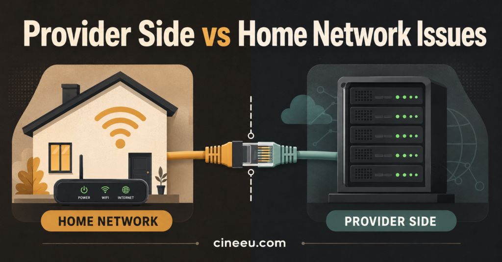 Provider Side vs Home Network Issues
