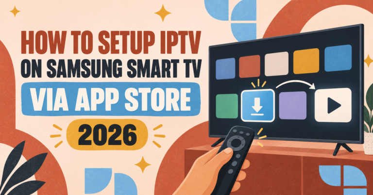 Setup IPTV on Samsung Smart TV