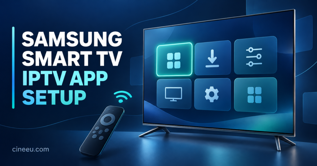 Samsung Smart TV IPTV App Setup