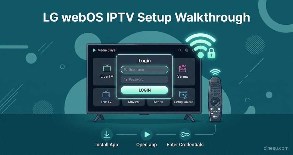 LG webOS IPTV Setup Walkthrough