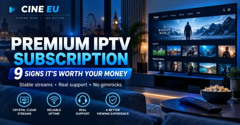 Premium IPTV Subscription: 9 Proven Signs It's Worth It