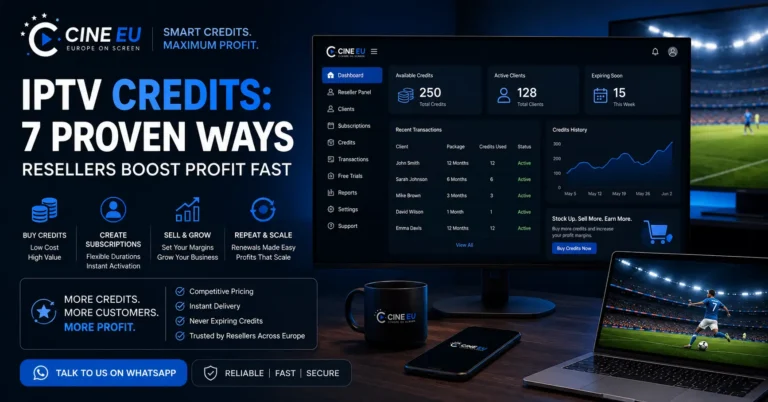 IPTV Credits: 7 Proven Ways Resellers Boost Profit Fast