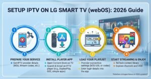 Setup IPTV on LG Smart TV (webOS)