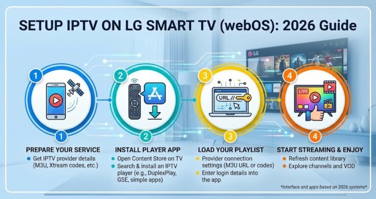 Setup IPTV on LG Smart TV (webOS)