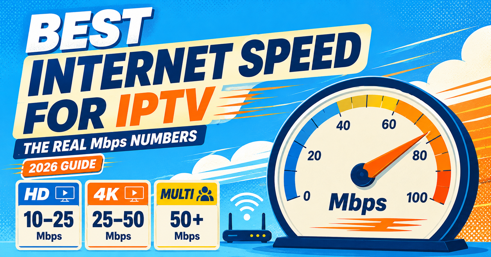 Best Internet Speed for IPTV
