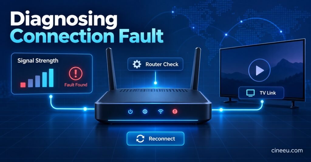 Diagnosing an IPTV Connection Fault