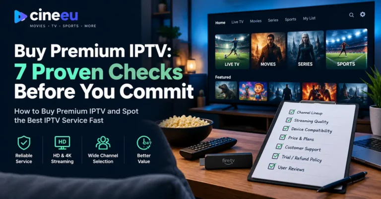 Buy Premium IPTV: 7 Proven Checks Before You Commit