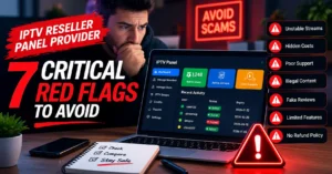 iptv reseller panel provider: 7 Critical Red Flags to Avoid