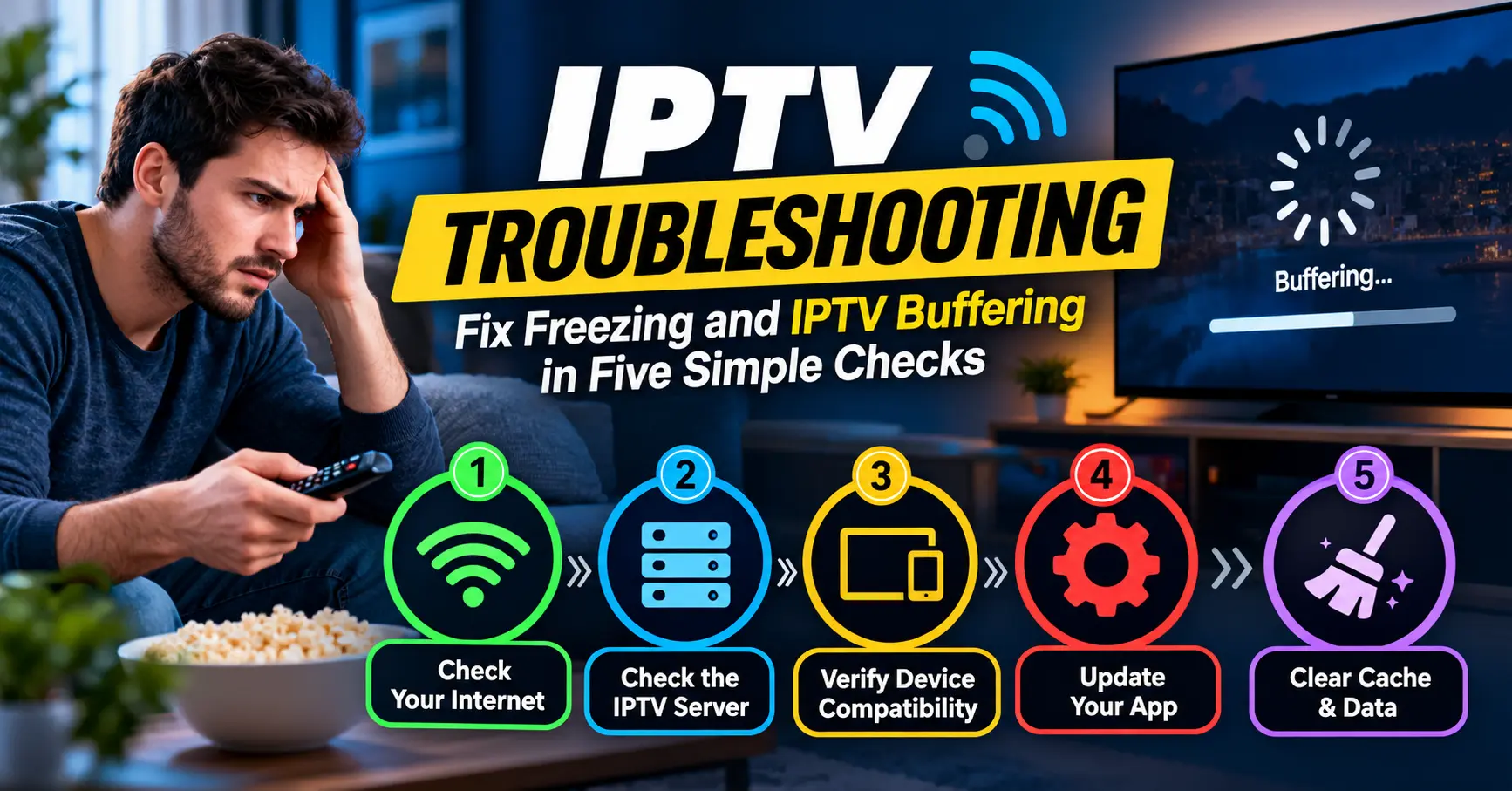 IPTV Troubleshooting: 5 Proven Checks That Actually Work