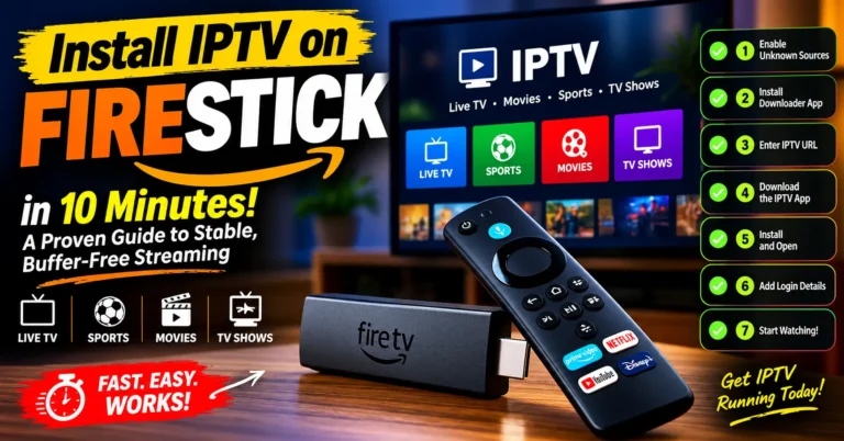 Install IPTV on Firestick: 7 Proven Steps That Just Work